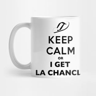 Keep Calm or I get la chancla Funny Mexican Mug